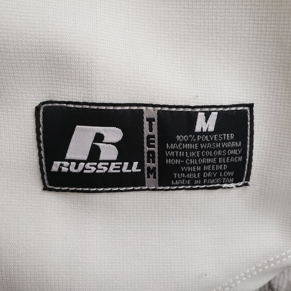 💕 Russell Athletic White Jersey Youth Size Medium - Picture 6 of 11